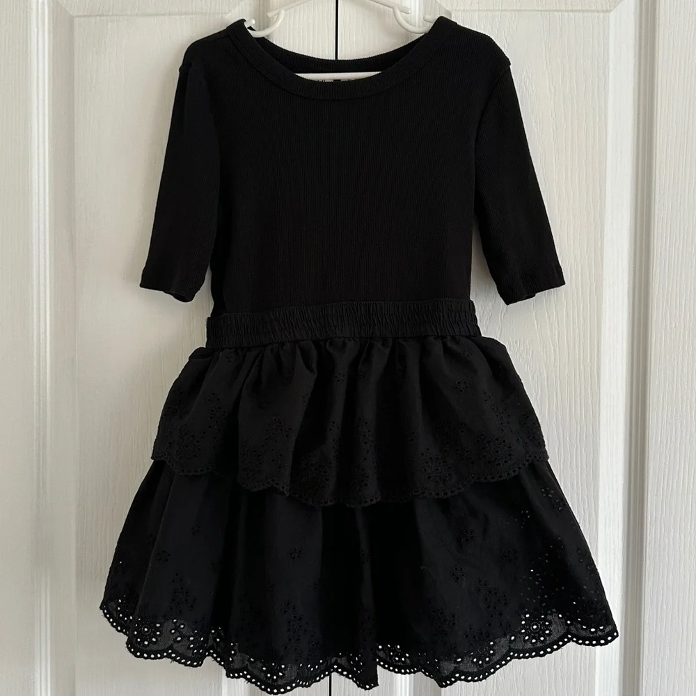 Brand new GAP Kids Mixed Media Eyelet Dress